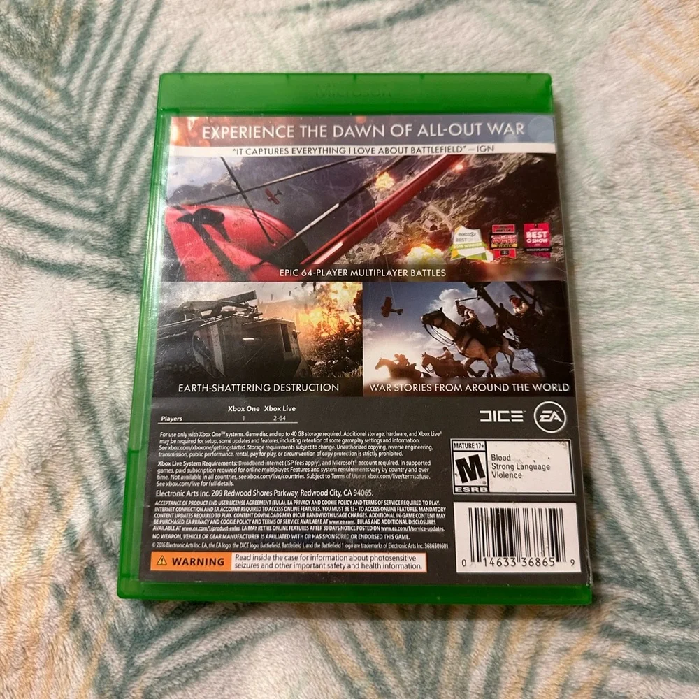 Battlefield 1 Xbox One Pre-Owned